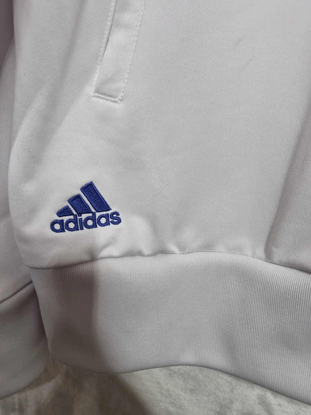 Vintage adidas Chelsea FC Full Zip Track Jacket White Blue Mens 2XL